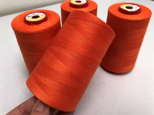 Overlock tråd - 4 spoler, orange